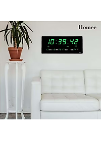 Đồng hồ điện tử treo tường có đèn LED 