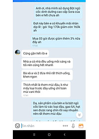 Sora Bột ngũ cốc dinh dưỡng cao cấp 500g-1kg