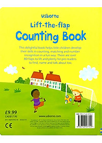 Sách tương tác tiếng Anh - Usborne Lift-The-Flap Counting Book