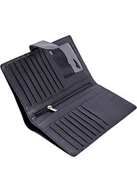 Ví Nam Dáng Đứng Huy Hoàng HT2145 (12.5 x 10 cm) - Đen