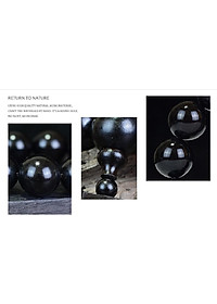 Set Vòng đeo tay Chuỗi Hạt Gỗ Mun Sừng, Kèm hộp đựng Gỗ lót lụa vàng.