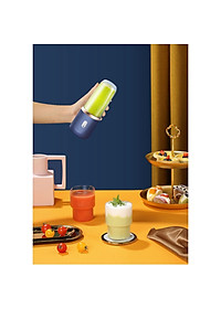 Máy Xay Sinh Tố Mini Cầm Tay Sử Dụng Pin Sạc Cổng USB, Máy Xay Mini 6 Lưỡi Siêu Tiện Lợi - Hàng chính hãng MINIIN (Giao màu ngẫu nhiên)