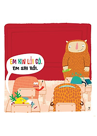 Sách Bé Tự Rèn Tính Tốt: Bé Quái Vật Biết Xin Lỗi