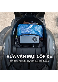 Máy bơm pin Kachi MK374 - Bơm xăm lốp ô tô, xe máy, xe đạp, phao, bóng