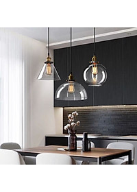 Đèn thả EUNIN chao thủy tinh cao cấp trang trí nội thất hiện đại [ẢNH THẬT 100%].