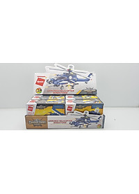 Đồ chơi lắp ghép xếp hình  Trực thăng chiến đấu 8 trong 1 Qman 1801