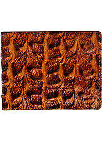 Bộ Ví & Thắt Lưng Nam Vân Cá Sấu Huy Hoàng HT2116-HT4116 (23 x 11,5 cm) - Vàng