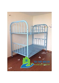 Giường Sắt 2 Tầng: Kích thước 0,8mx0,8mx1m7 sắt sơn tĩnh điện
