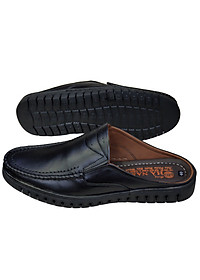 Dép Bít Mũi Nam HÀ NAM Da Bò Thật Cao Cấp GSB2064a