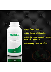 Vi sinh nước MultiBio Plus 125ml, 250ml, 500ml, 1000ml multi bio men khử đục làm trong bể cá tép thủy sinh