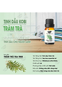 Tinh Dầu Tràm Trà Kobi Tea Tree Essential Oil Giúp Chăm Sóc Da, Thanh Lọc Không Khí, Kháng Khuẩn Hiệu Quả