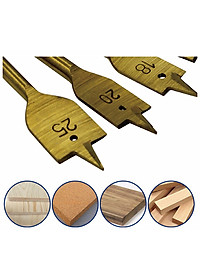 Bộ 6 Mũi Khoan Khoét Gỗ Đuôi Cá  Milliken Tampe NL-3028 - Màu sắc ngẫu nhiên