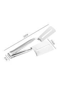 Kẹp inox gắp thức ăn - xẻng lật thực phẩm chiên đồ ăn bằng inox 304