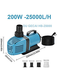 Máy bơm nước hồ cá HB-16000 HB-18000 HB-20000 HB-25000 cao cấp. BH uy tín