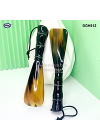 Đón giày bằng sừng tay cầm đốt trúc VIP (Dài 20cm) DGH912 - Chuyên dụng cho giày cao cấp - Cho giày Nam & Nữ - Product of HAHANCO