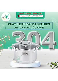 Combo bộ nồi inox quánh xửng chảo chống dính cao cấp FIVESTAR 7 món nắp kính 3 đáy dùng được bếp từ , hồng ngoại , gas