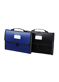 Cặp Đựng Tài Liệu Văn Phòng Phẩm NASI TL1003 nhiều ngăn khổ A4 13 ngăn phân trang tiện lợi tập file đựng lưu trữ hồ sơ văn phòng học sinh sinh viên túi đựng tài liệu nhựa PP cao cấp