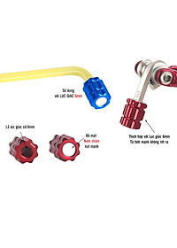 Dụng Cụ Tháo Trục Giò Xe Đạp Bằng Hợp Kim Nhôm (Cho Lục Giác Size 6mm) Mai Lee 