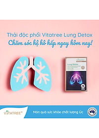 Bổ Phổi Úc Vitatree Lung Detox Giúp Hỗ Trợ Giảm Ho, Tăng Cường Sức Khỏe Hô Hấp, Hỗ Trợ Tăng Cường Sức Đề Kháng Cho Cơ Thể - OZ Slim Store