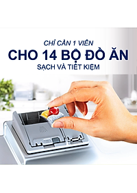 Combo 2 túi viên rửa bát Finish Quantum Max 100 viên (100*2=200 viên)