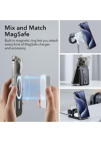 Ốp Lưng cho iPhone 15 Pro Max ESR Classic Hybrid Case with HaloLock - Hàng Chính Hãng