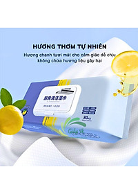 Khăn Giấy Ướt Lau Bếp 80 Tờ Đa Năng Mềm Mại, Thân Thiện, An Toàn Với Da Siêu Tiết Kiệm, Tiện Dụng, Lau Cực Sạch