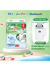 Nơi bán [Mẫu mới] Tã dán người lớn Sunmate XA2 mới size M-32+4 miếng tặng kèm khăn ướt