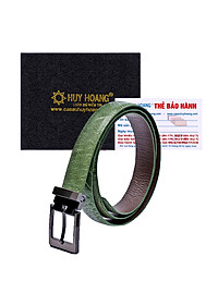 Thắt Lưng Nữ Da Đà Điểu Huy Hoàng HT5404 - Xanh Lá