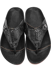 Dép Xỏ Ngón Đan Viền Nam Huy Hoàng HT7726 - Đen