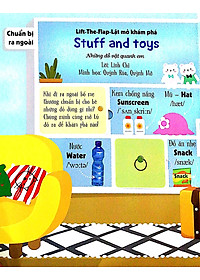 Sách Tương Tác - Lift-The-Flap- Lật mở khám phá - Stuff and toys - Những đồ vật quanh em