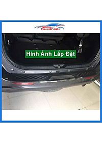 Ốp chống trầy cốp ngoài nhựa đen cho Fortuner 2009-2010-2011-2012-2013-2014-2015 phản quang trang trí bảo vệ xe