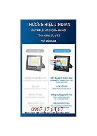 Đèn Pha Năng Lượng Mặt Trời JD-8200L Công Suất 200W - Mẫu Mới 2020, Khung Nhôm, Chip Led "SMD"
