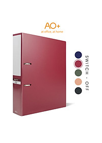 Bìa Còng D2 Switch OFF AO+, Nhựa PP/ A4, 2 Nhẫn D (3.5cm/ 5cm)