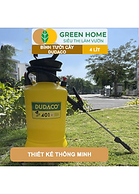 Bình Tưới Cây Dudaco, GreenHome, 4 Lít, Phun Xa 2 Chế Độ, Bơm Nhẹ Tay, Tưới Cây Phun Sương, Bền, Đẹp