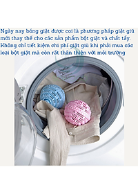 Bộ 2 Bóng Giặt Cầu Gai 11Cm Hỗ Trợ Giặt Đồ Siêu Sạch Chống Nhăn Quần Áo Bóng giặt quần áo, Banh giặt quần áo chống nhăn cỡ lớn 11cm khử khuẩn mùi ẩm mốc