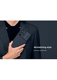 Ốp Lưng dành Cho Samsung Galaxy S22 Ultra Che Camera Nillkin CamShield Pro - Hàng Nhập Khẩu
