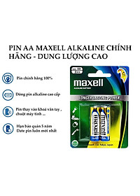 Pin AA, AAA, 2a, 3a Maxell Alkaline xanh chính hãng 1.5V Vỉ 2 viên