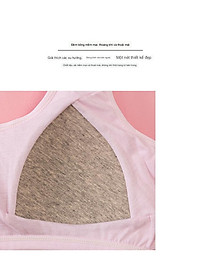Áo Lót Nữ Học Sinh Ba Lỗ Cotton Thông Hơi Mút Liền 1376 – Êm Ái, Thoáng Mát