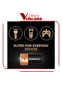 Pin Duracell Alkaline D Battery ( Bộ 2 Viên) - Hàng chính hãng