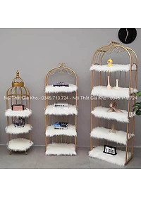 kệ lồng chim 5 tầng