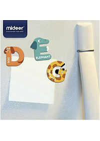 Bộ chữ cái, chữ số nam châm Mideer cho bé từ 3 tuổi trở lên học chữ cái nhận biết con vật và ghép từ đơn giản