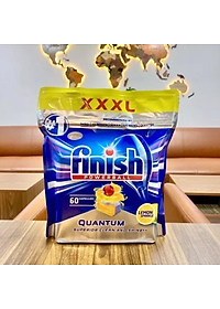 Túi 60 viên rửa chén Finish Quantum Max Dishwasher Tablets PTT025459