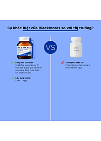 Combo 2 Lọ Vitamin Tổng Hợp Hỗ Trợ Sức Khỏe Nam Giới Blackmores Multivitamin For Men 50 Viên/Lọ
