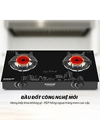 Bếp Gas Dương Hồng Ngoại Sunhouse SHB2202-EC - Hàng Chính Hãng