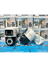 Camera IP Yoosee PTZ Ngoài Trời 2 Màn Hình 5MPX Xem Đêm Có Màu, Hỗ Trợ Đàm Thoại 2 Chiều Xoay 360 Độ - Hàng Chính Hãng