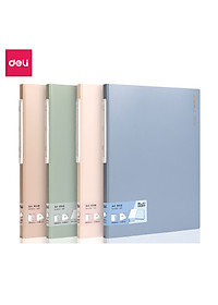 File lá A4 đựng tài liệu nhiều ngăn Nusign Deli - Tệp đựng tài liệu 30/40 lá chất liệu PP cao cấp tiện lợi nhiều màu sắc