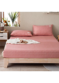 Bộ ga giường cotton Tici kẻ LIDACO cao cấp (Nhiều mẫu lựa chọn)