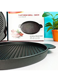 CHẢO GANG NƯỚNG RAPIDO size 26cm - HÀNG CHÍNH HÃNG