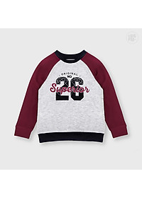 Quần áo bé trai BIGFOX - MISS MEOW thu đông size đại, bộ dài tay cho bé phong cách Âu Mỹ hình in số 26 11 - 38 kg QATE