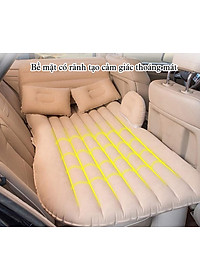Đệm giường hơi xe ô tô loại tốt - đệm hơi ghế sau ô tô vải nhung dùng cho ô tô bán tải ô tô 5 chỗ, ô tô 7 chỗ
